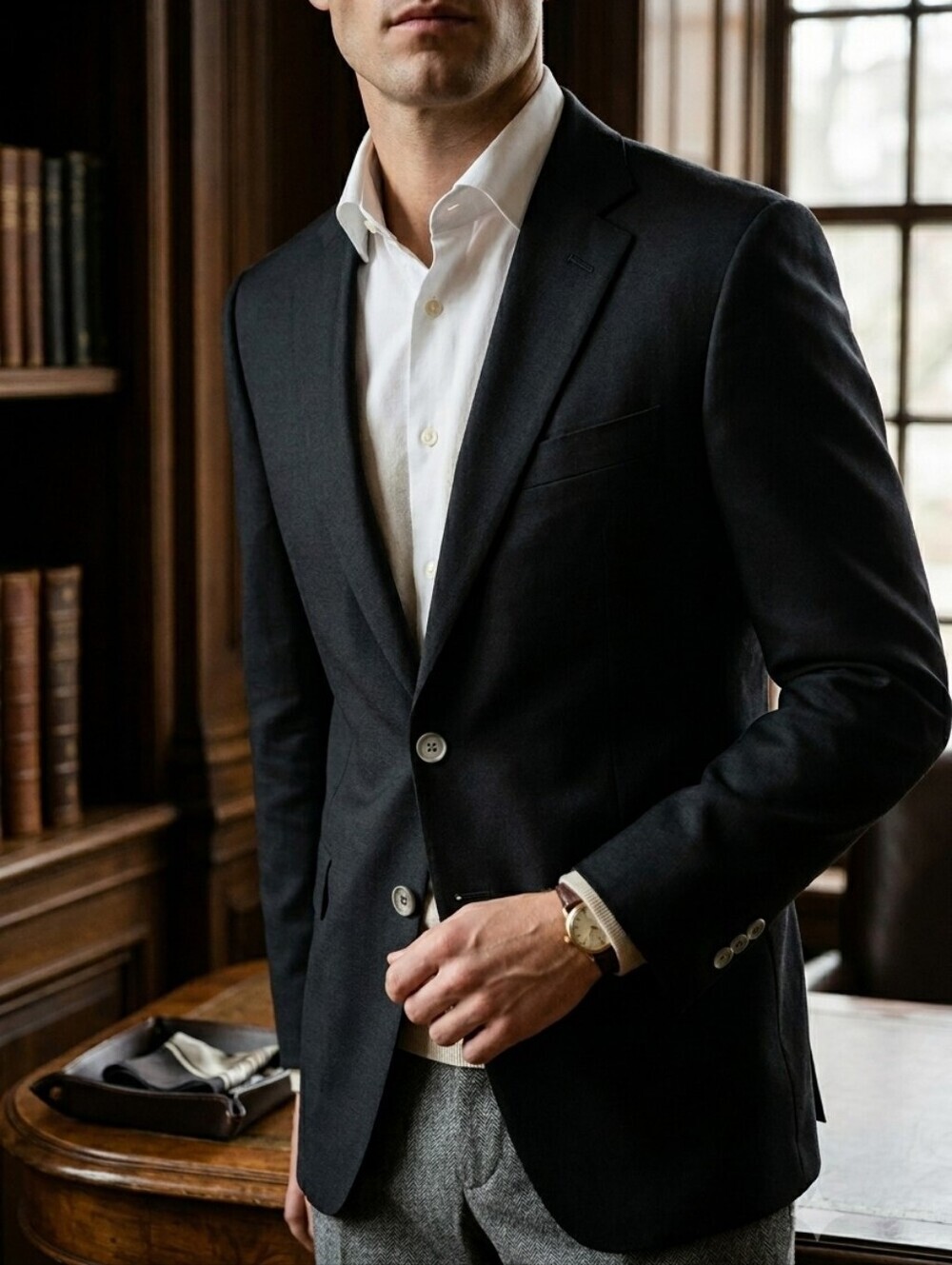 🇨🇦Jack Victor Black Blazer